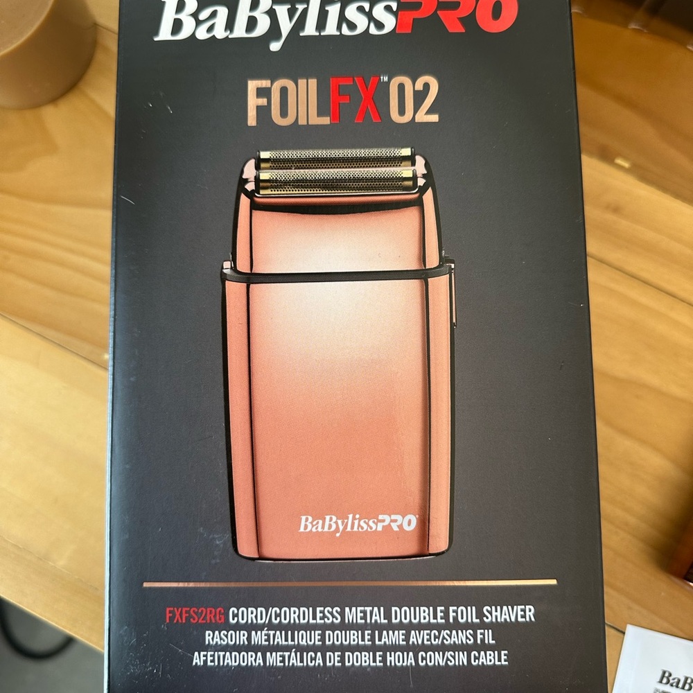 BaBylissPRO FoilFX 02 Cordless Metal Shaver - Copper